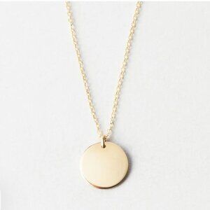 Blank Vollmond Necklace - solid gold
